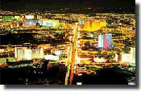 Las Vegas Sky Line at Night